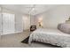 Bedroom with ceiling fan, window, and neutral decor at 2740 Bayboro St., Loris, SC 29569