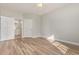 Bedroom with hardwood floors and access to bathroom at 2740 Bayboro St., Loris, SC 29569