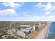 Aerial view of building and surrounding area at 5200 N Ocean Blvd. # 1033, Myrtle Beach, SC 29577