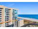Aerial view of oceanfront property and beach at 5200 N Ocean Blvd. # 1033, Myrtle Beach, SC 29577