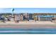View of oceanfront property and beach at 5910 N Ocean Blvd. # 504, North Myrtle Beach, SC 29582