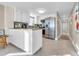 Kitchen features granite countertops and stainless steel appliances at 5910 N Ocean Blvd. # 504, North Myrtle Beach, SC 29582
