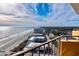 Stunning aerial ocean view with beach and city skyline at 9650 Shore Dr. # 2404, Myrtle Beach, SC 29572