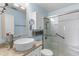 Clean bathroom with updated vanity and walk-in shower at 1011 N Ocean Blvd. # 303-B, Surfside Beach, SC 29575