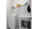 Laundry room with washer and dryer, and additional shelving for storage at 1143 Sennema Circle, Myrtle Beach, SC 29588