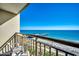 Balcony offering stunning ocean and pier views at 1200 N Ocean Blvd. # 810, Myrtle Beach, SC 29577