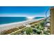 Panoramic ocean view with beach and skyline at 1200 N Ocean Blvd. # 810, Myrtle Beach, SC 29577