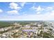 Aerial view showing condo location near the beach and city at 305 S 21St Ave. S # 112, Myrtle Beach, SC 29577