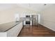 Modern kitchen featuring stainless steel appliances and granite countertops at 5027 Billy K Trail, Myrtle Beach, SC 29579