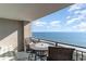 Enjoy ocean views from this spacious balcony at 5523 N Ocean Blvd. # 1812, Myrtle Beach, SC 29577