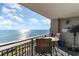 Relaxing balcony overlooking the ocean at 5523 N Ocean Blvd. # 1812, Myrtle Beach, SC 29577