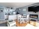 Well-equipped condo kitchen with granite countertop and breakfast bar at 5523 N Ocean Blvd. # 1812, Myrtle Beach, SC 29577