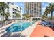 Cool off in the refreshing outdoor pool with plenty of lounge chairs at 5523 N Ocean Blvd. # 1812, Myrtle Beach, SC 29577
