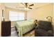 Bedroom with double bed, recliner, and plenty of natural light at 100 Dorman Circle, Myrtle Beach, SC 29577