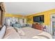 Bedroom with kitchenette and ocean view at 1605 S Ocean Blvd. # 1807, Myrtle Beach, SC 29577