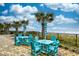 Enjoy the ocean view at this outdoor patio seating area at 1605 S Ocean Blvd. # 1807, Myrtle Beach, SC 29577