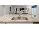 Modern kitchen sink with a sleek faucet at 2327 Lark Sparrow St., Myrtle Beach, SC 29577