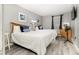 Two twin beds in a condo bedroom at 2701 S Ocean Blvd. # 1808, North Myrtle Beach, SC 29582