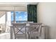 Small dining area with ocean view at 2701 S Ocean Blvd. # 1808, North Myrtle Beach, SC 29582