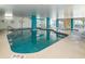 Relaxing indoor pool with plenty of space at 2701 S Ocean Blvd. # 1808, North Myrtle Beach, SC 29582