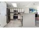 Well-equipped kitchen with stainless steel appliances at 2701 S Ocean Blvd. # 1808, North Myrtle Beach, SC 29582