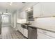 Modern kitchen featuring stainless steel appliances and granite countertops at 130 Cooper River Rd., Myrtle Beach, SC 29588