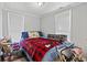 Small bedroom with a double bed and window blinds at 3055 Chestnut St., Loris, SC 29569
