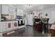 Kitchen with white cabinets, and a dining area at 3055 Chestnut St., Loris, SC 29569