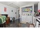 Small kitchen with washer and dryer, and grey walls at 3055 Chestnut St., Loris, SC 29569