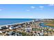 Aerial view of waterfront home near the beach and waterway at 310 46Th Ave. N, North Myrtle Beach, SC 29582