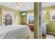 Bedroom with a double bed, ensuite bath and a view at 310 46Th Ave. N, North Myrtle Beach, SC 29582