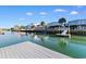 Waterfront view from dock, showcasing beautiful homes at 310 46Th Ave. N, North Myrtle Beach, SC 29582