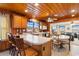 Kitchen features a breakfast bar and an open layout to the dining and living areas at 310 46Th Ave. N, North Myrtle Beach, SC 29582