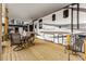 Deck with seating area and view of RV at 6001 - 5036 S Kings Highway, Myrtle Beach, SC 29575