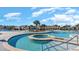 Resort-style pool with hot tub and surrounding deck at 7035 Shooting Star Way, Myrtle Beach, SC 29579