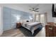 Bright bedroom with a queen bed and access to a balcony at 1238 River Oak Dr. # D, Myrtle Beach, SC 29579