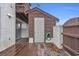 Wooden deck with storage shed and hose at 307 20Th Ave. S # 4B, Myrtle Beach, SC 29577