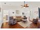 Relaxing living room with hardwood floors and comfortable seating at 4566 Fringetree Dr., Murrells Inlet, SC 29576