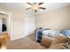 Bright bedroom with double closet and ceiling fan at 480 Oakham Dr., Conway, SC 29527