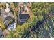 Aerial view of home with pool, near golf course at 5603 Leatherleaf Dr., North Myrtle Beach, SC 29582