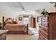 Large bedroom with a king-size bed and ample closet space at 5603 Leatherleaf Dr., North Myrtle Beach, SC 29582