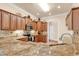 Well-equipped kitchen featuring granite countertops at 5603 Leatherleaf Dr., North Myrtle Beach, SC 29582