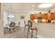 Kitchen with granite counters and wooden cabinets at 5603 Leatherleaf Dr., North Myrtle Beach, SC 29582