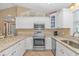 Modern kitchen featuring stainless steel appliances and granite countertops at 6001-1604 S Kings Hwy., Myrtle Beach, SC 29575