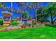 Ocean Lakes Gathering Campground entrance with lush landscaping at 6001-Mh81 S Kings Hwy., Myrtle Beach, SC 29575