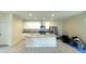 Modern kitchen with white cabinets, granite countertops and island at 908 Merriman Rd., Georgetown, SC 29440