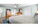 Main bedroom with king bed, dresser, and large closet at 917 9Th Ave. S, North Myrtle Beach, SC 29582