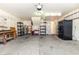 Spacious garage with ample storage and workbench at 1133 Spalding Ct., Surfside Beach, SC 29575