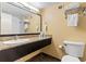 Hotel room bath with shower, toilet and sink at 1501 S Ocean Blvd. # 530, Myrtle Beach, SC 29577
