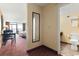 Hotel room bathroom with toilet and sink at 1501 S Ocean Blvd. # 530, Myrtle Beach, SC 29577